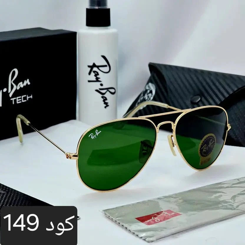 افيتور كلاسيك زجاج uv400 - ZILLنظارة شمس بعدسات زجاج او بلورايز من اختيارك بتوفرلك حماية من اشعة الشمس وكمان شياكة ملهاش حدود بتيجي بالعلبة وجراب وكتالوج ومنديل وعبوة لتنظيف العدسات