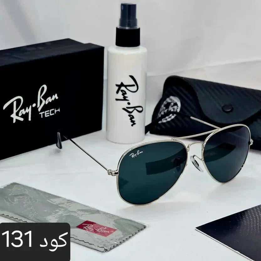 افيتور كلاسيك زجاج uv400 - ZILLنظارة شمس بعدسات زجاج او بلورايز من اختيارك بتوفرلك حماية من اشعة الشمس وكمان شياكة ملهاش حدود بتيجي بالعلبة وجراب وكتالوج ومنديل وعبوة لتنظيف العدسات