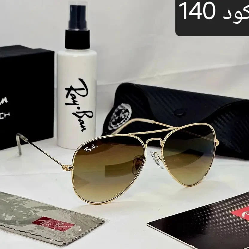 افيتور كلاسيك زجاج uv400 - ZILLنظارة شمس بعدسات زجاج او بلورايز من اختيارك بتوفرلك حماية من اشعة الشمس وكمان شياكة ملهاش حدود بتيجي بالعلبة وجراب وكتالوج ومنديل وعبوة لتنظيف العدسات
