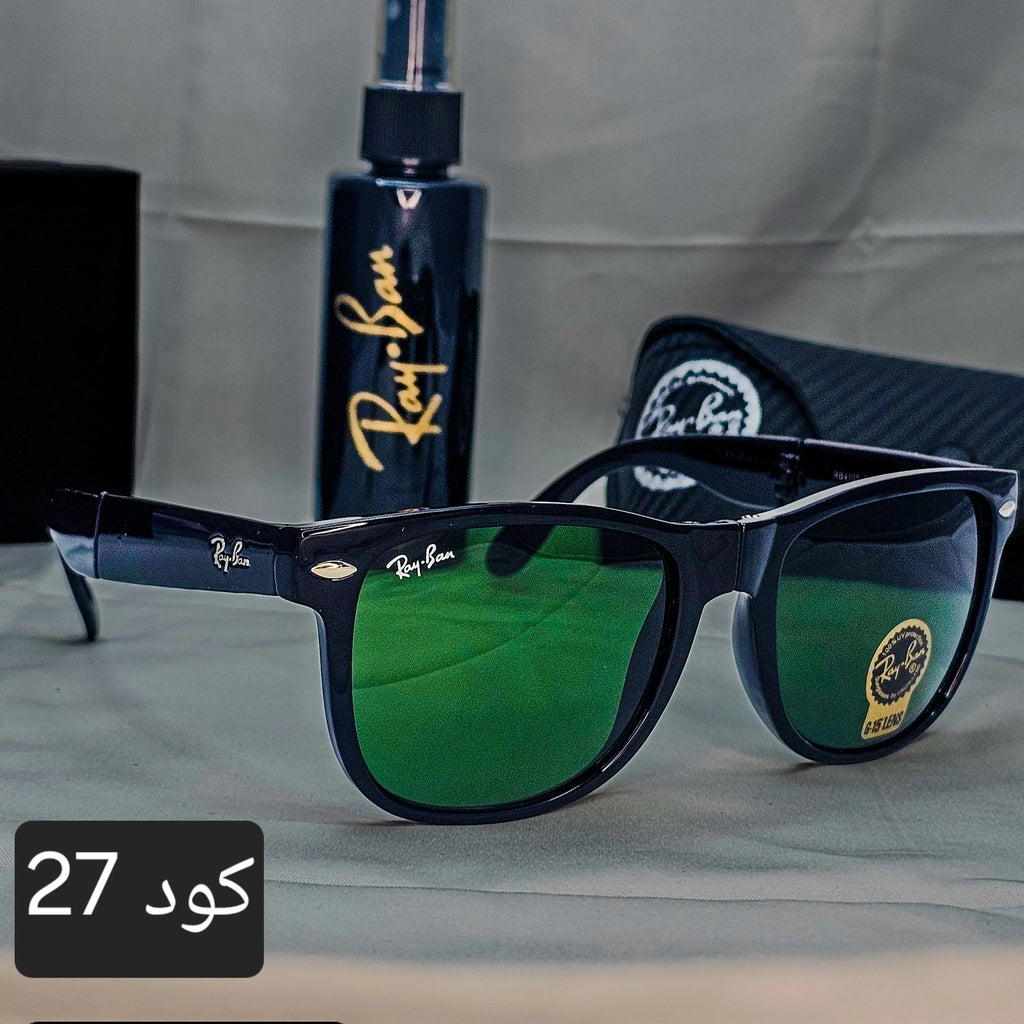 ويفاير كلاسيك زجاج UV400 - ZILLنظارة شمس بعدسات زجاج او بلورايز من اختيارك بتوفرلك حماية من اشعة الشمس وكمان شياكة ملهاش حدود بتيجي بالعلبة وجراب وكتالوج ومنديل وعبوة لتنظيف العدسات