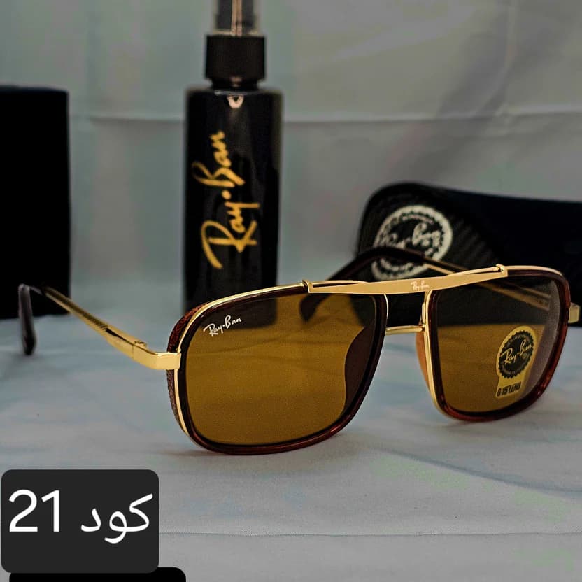 نظارة ريبان مستطيلة 2026 - ZILLنظارة شمس بعدسات زجاج او بلورايز من اختيارك بتوفرلك حماية من اشعة الشمس وكمان شياكة ملهاش حدود بتيجي بالعلبة وجراب وكتالوج ومنديل وعبوة لتنظيف العدسات